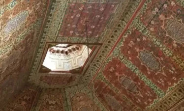 bahia palace ceiling detail- marrakesh